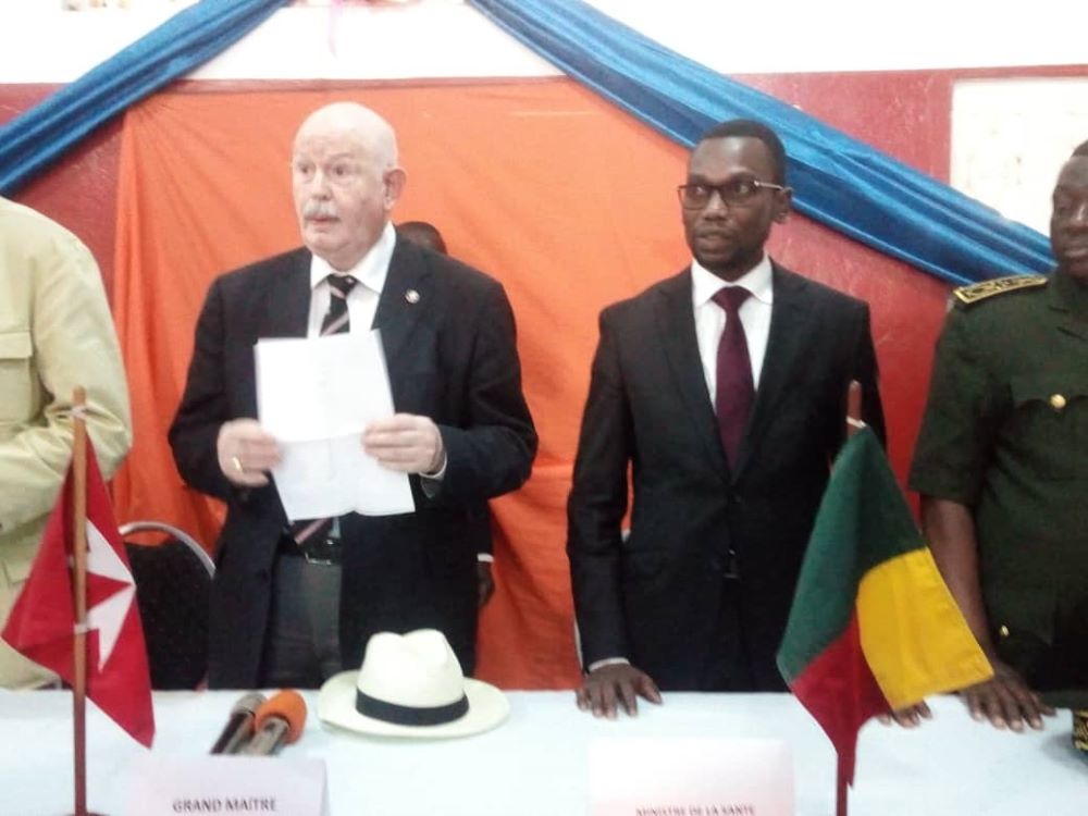 Visite du Grand maître de l'Ordre de Malte à l'hôpital de Djougou:Symbole d'une coopération agissante